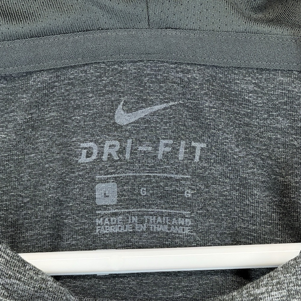 Nike Lebron MVP Hooded Shooter Shirt Mens Large Gray Long Sleeve Performance Gym - Picture 11 of 16